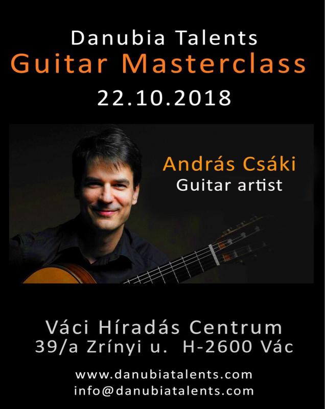 Guitar Masterclass - András Csáki guitar artist 22.10.2018