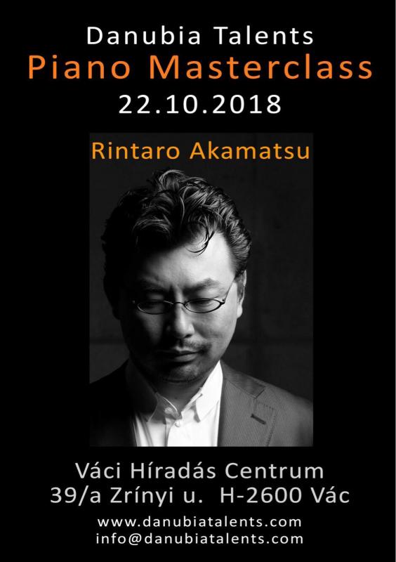 Piano Masterclass - Rintaro Akamatsu pianist 22.10.2018