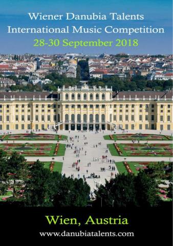 Wiener Danubia Talents International Music Competition 28-30 September 2018