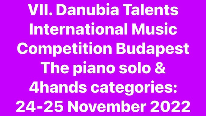 Danubia Talents Competition - nov. 24-25.