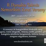 2. Danubia Talents Nemzetközi Zenei Verseny - 2017. szeptember 25-29.